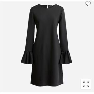 J. Crew Winter garden dress Black Size 4